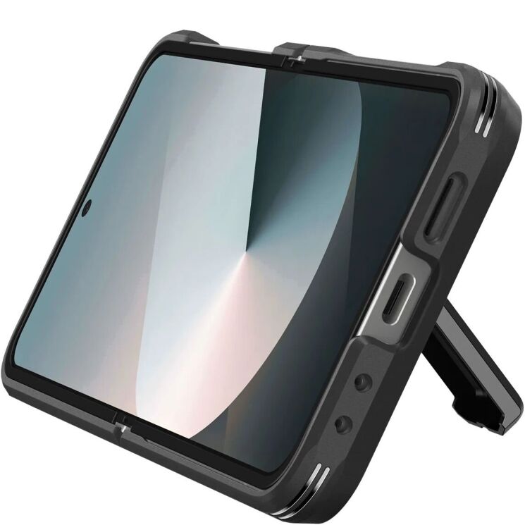 Защитный чехол Spigen (SGP) Tough Armor Pro (MagFit) для Samsung Galaxy Flip 6 / Flip 7 FE (ACS09807) - Black: фото 5 из 23