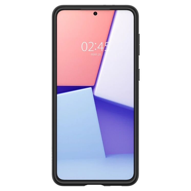Защитный чехол Spigen (SGP) Ultra Hybrid для Samsung Galaxy S21 (G991) - Matte Black: фото 6 из 14