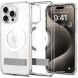 Защитный чехол Spigen (SGP) Ultra Hybrid S (MagFit) для Apple iPhone 15 Pro Max - Crystal Clear (339481C). Фото 1 из 18
