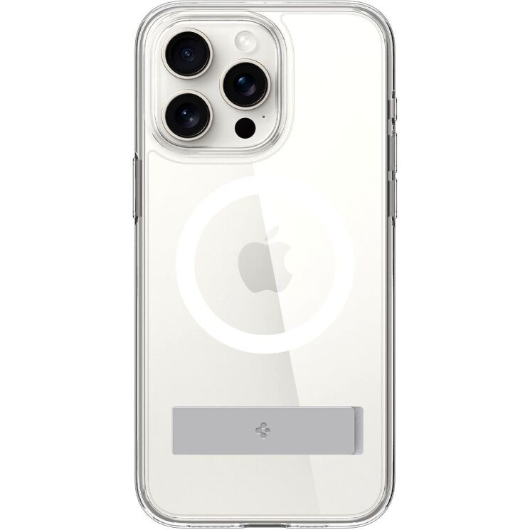 Защитный чехол Spigen (SGP) Ultra Hybrid S (MagFit) для Apple iPhone 15 Pro Max - Crystal Clear: фото 2 из 18