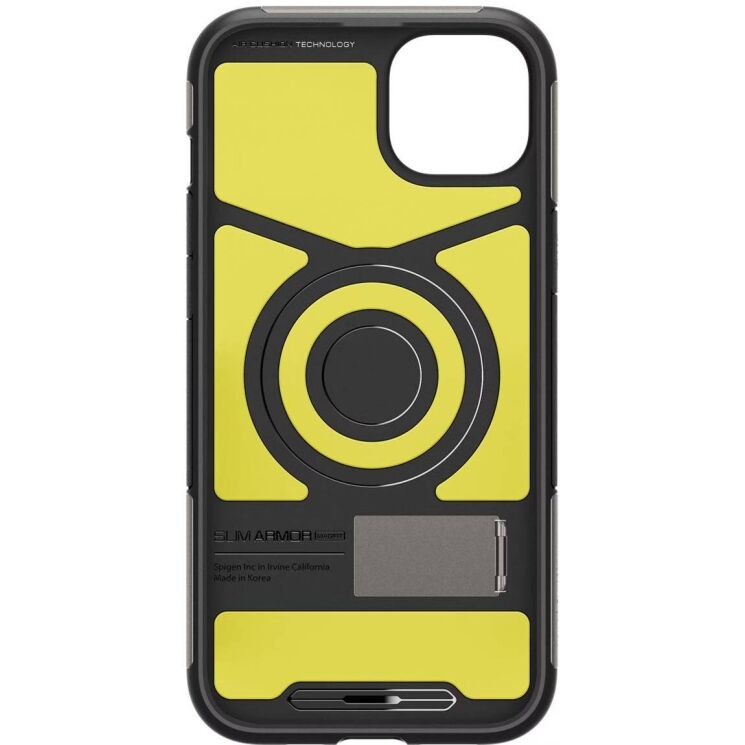 Защитный чехол Spigen Slim Armor (MagFit) для iPhone 15 Plus (ACS06464) - Gunmetal: фото 3 из 8