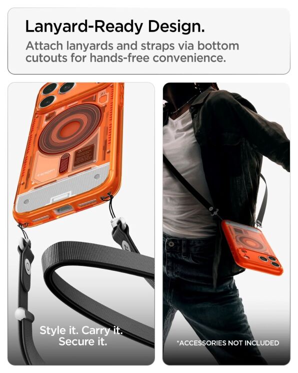 Защитный чехол Spigen Ultra Hybrid C-One (MagFit) для iPhone 18 Pro Max / 17 Pro Max (ACS11984) - Tangerine (440309O) Защитный чехол Spigen Ultra Hybrid C-One (MagFit) для iPhone 18 Pro Max / 17 Pro Max (ACS11984) - Tangerine: фото 15 из 15