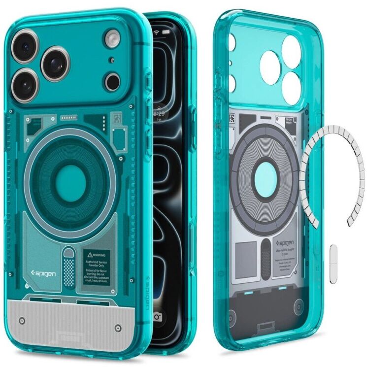Захисний чохол Spigen Ultra Hybrid C-One (MagFit) для iPhone 18 Pro Max / 17 Pro Max (ACS11983) - Blue (440309L) Захисний чохол Spigen Ultra Hybrid C-One (MagFit) для iPhone 18 Pro Max / 17 Pro Max (ACS11983) - Blue: фото 2 з 15