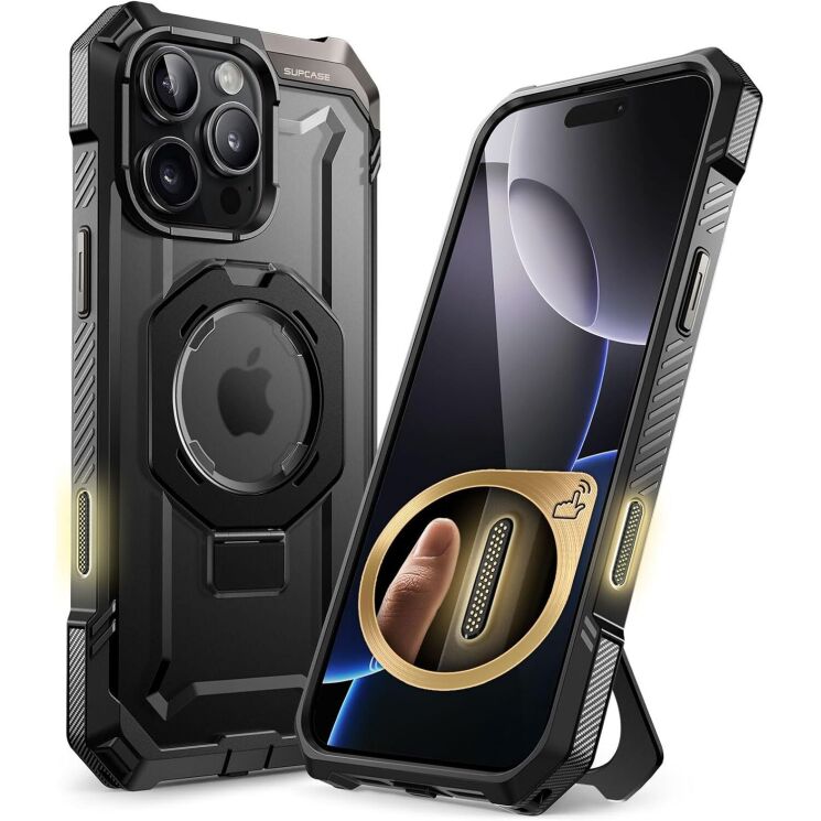 Защитный чехол Supcase UB Grip MagSafe для Apple iPhone 16 Pro (843439150522) - Black: фото 1 из 10