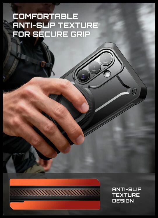 Защитный чехол Supcase Unicorn Beetle Pro MagSafe для Samsung Galaxy S26 Plus (S947) 843439161047 - Black: фото 11 из 11