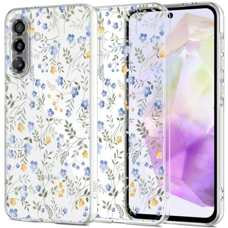 Захисний чохол Tech-Protect FlexAir для Samsung Galaxy A36 (A366) - Spring Flowers: фото 1 з 5