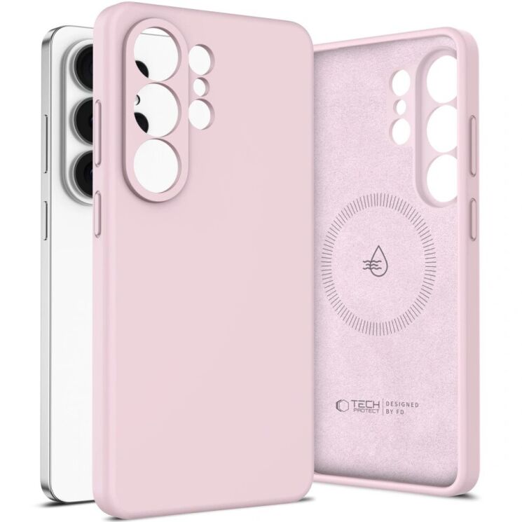 Захисний чохол Tech-Protect Silicone MagSafe для Samsung Galaxy S26 Ultra (S948) - Pink Pearl: фото 2 з 10