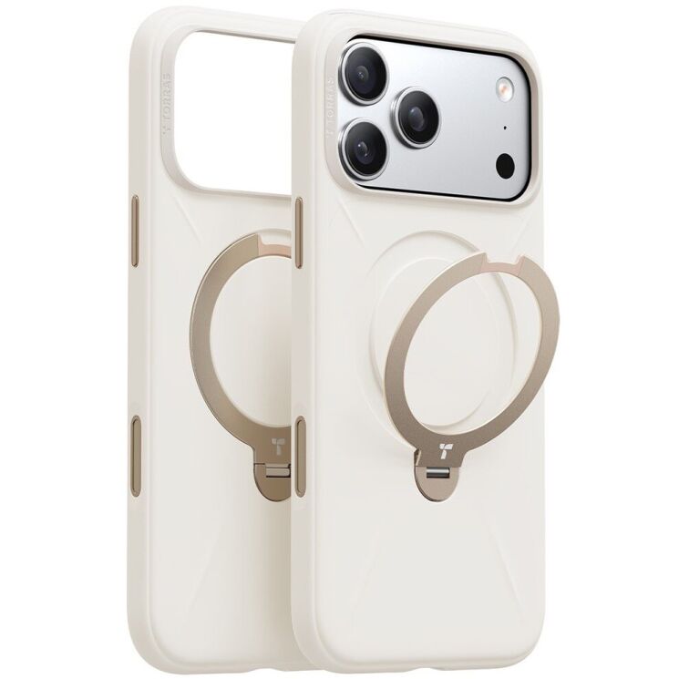 Захисний чохол TORRAS Ostand Spin Fusion для Apple iPhone 17 Pro - White: фото 2 з 7