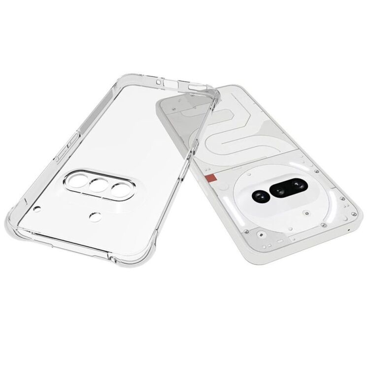Защитный чехол UniCase AirBag для Nothing Phone (3a) - Transparent: фото 4 из 5