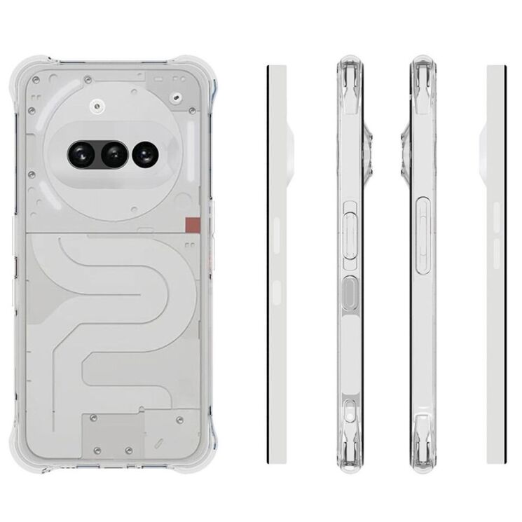 Защитный чехол UniCase AirBag для Nothing Phone (3a) - Transparent: фото 5 из 5