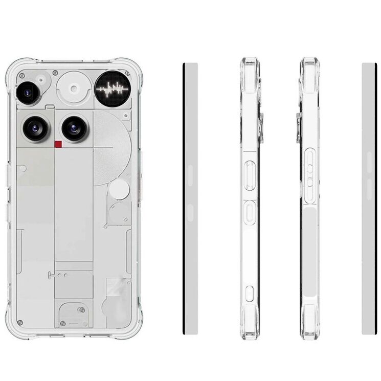 Захисний чохол UniCase AirBag Flow для Nothing Phone (3) - Transparent: фото 5 з 5