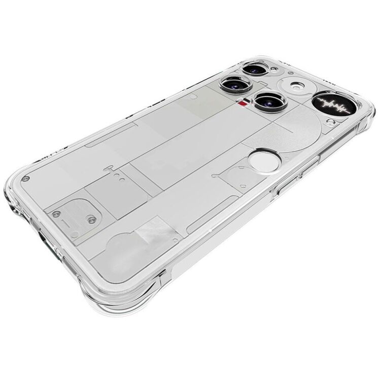 Захисний чохол UniCase AirBag Flow для Nothing Phone (3) - Transparent: фото 2 з 5