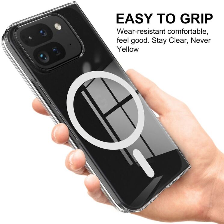 Захисний чохол UniCase AirBag MagSafe (FF) для Google Pixel 9 Pro Fold - Transparent: фото 6 з 10