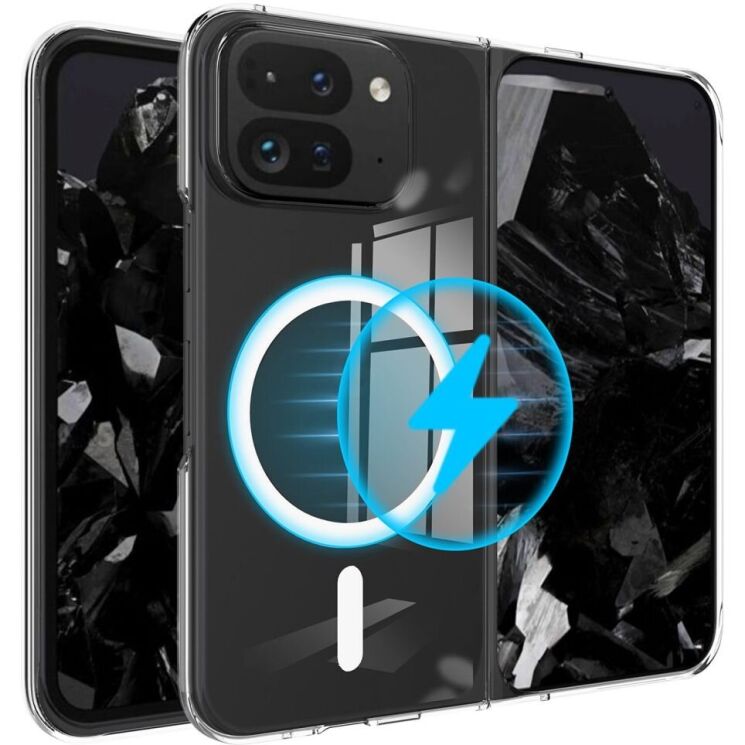 Захисний чохол UniCase AirBag MagSafe (FF) для Google Pixel 9 Pro Fold - Transparent: фото 1 з 10