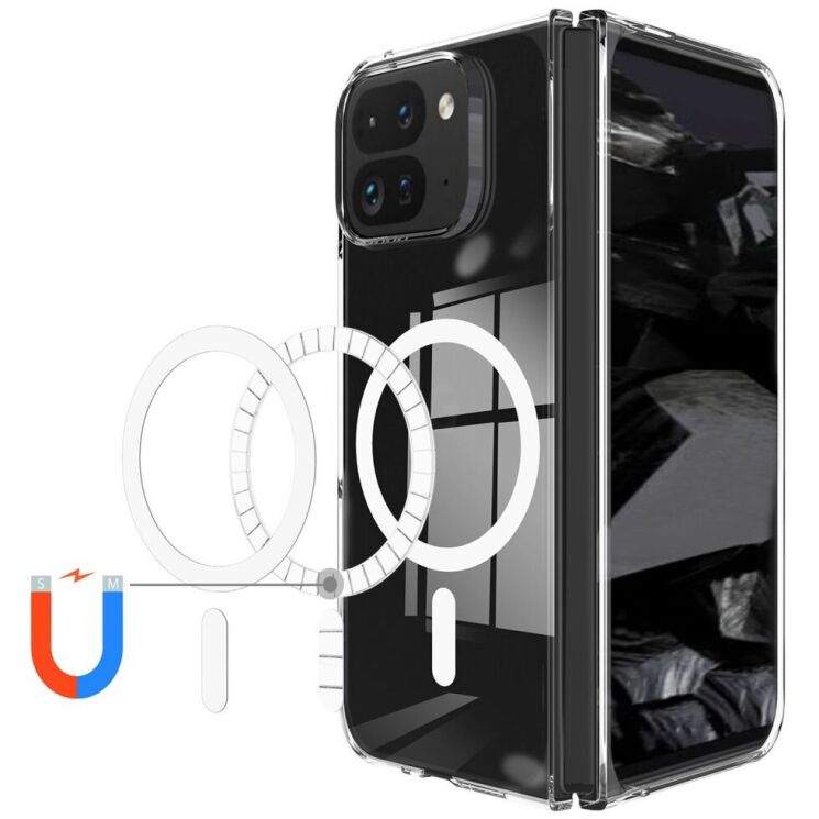 Захисний чохол UniCase AirBag MagSafe (FF) для Google Pixel 9 Pro Fold - Transparent: фото 5 з 10