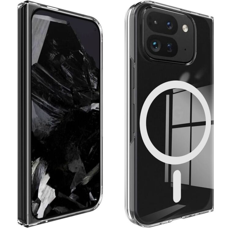 Захисний чохол UniCase AirBag MagSafe (FF) для Google Pixel 9 Pro Fold - Transparent: фото 2 з 10