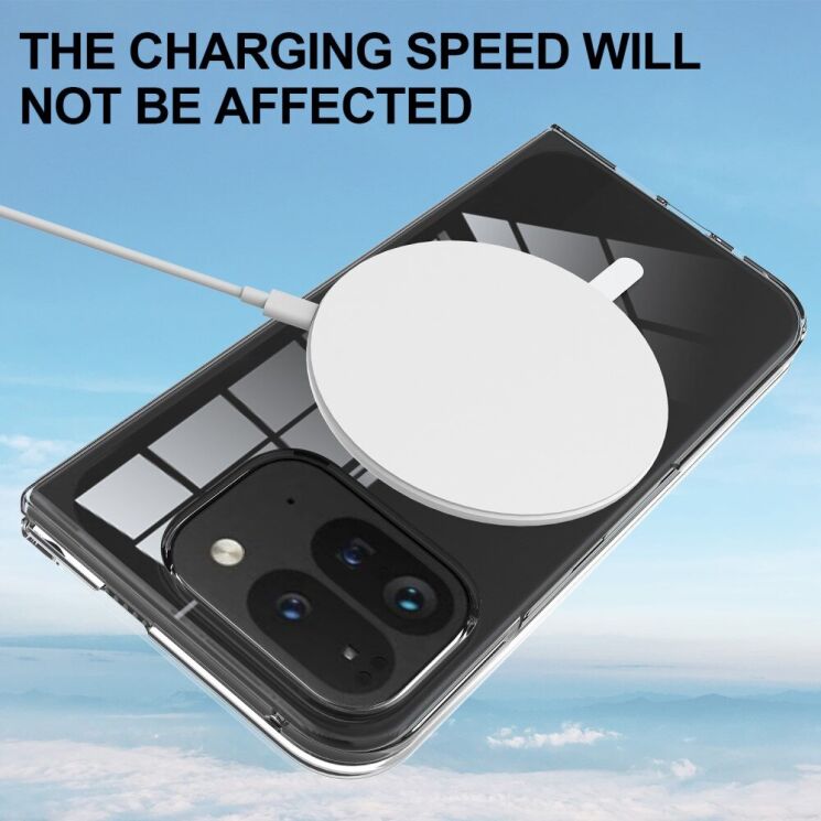 Захисний чохол UniCase AirBag MagSafe (FF) для Google Pixel 9 Pro Fold - Transparent: фото 8 з 10