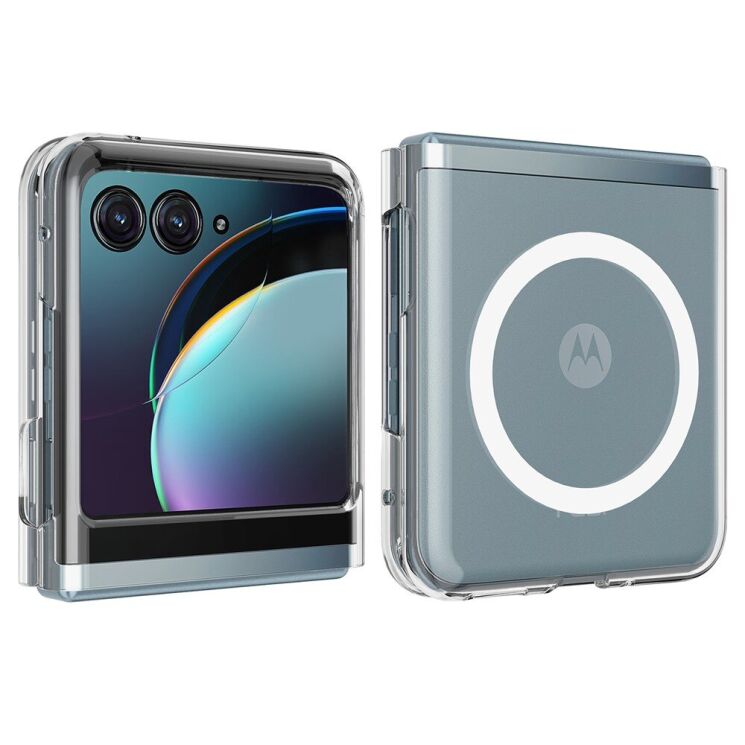 Захисний чохол UniCase AirBag MagSafe (FF) для Motorola Razr 50 - Transparent: фото 2 з 7