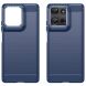 Защитный чехол UniCase Carbon для Motorola Moto G75 - Blue (367806L). Фото 2 из 11
