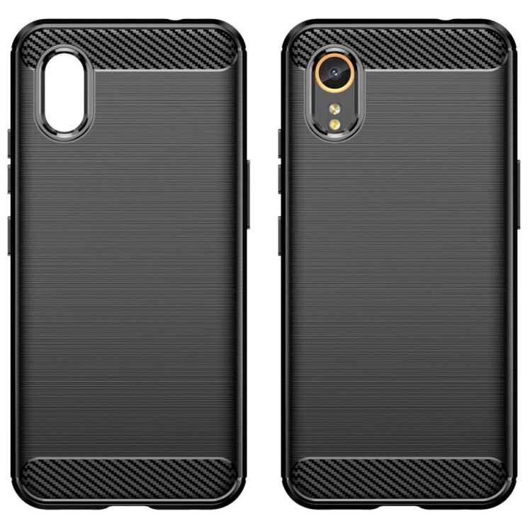 Защитный чехол UniCase Carbon для Samsung Galaxy Xcover 7 (G556) - Black: фото 2 из 8