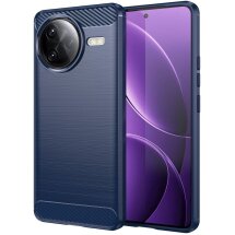 Защитный чехол UniCase Carbon для Xiaomi Poco F7 Ultra - Blue: фото 1 из 8