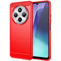 Защитный чехол UniCase Carbon для Xiaomi Redmi 14C / Redmi A4 5G / Poco C75 - Red: фото 1 из 8