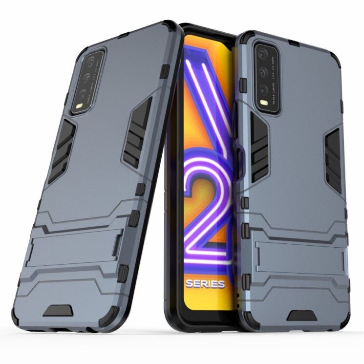 Защитный чехол UniCase Hybrid для VIVO Y20 (V2027) / Y12s - Blue: фото 2 из 8