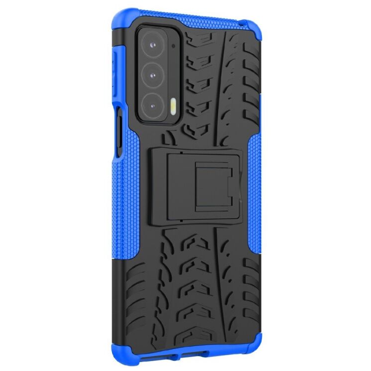 Захисний чохол UniCase Hybrid X для Motorola Edge 20 - Blue: фото 4 з 17