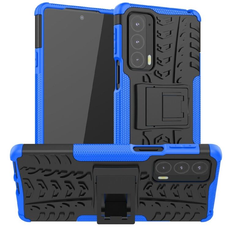Захисний чохол UniCase Hybrid X для Motorola Edge 20 - Blue: фото 1 з 17
