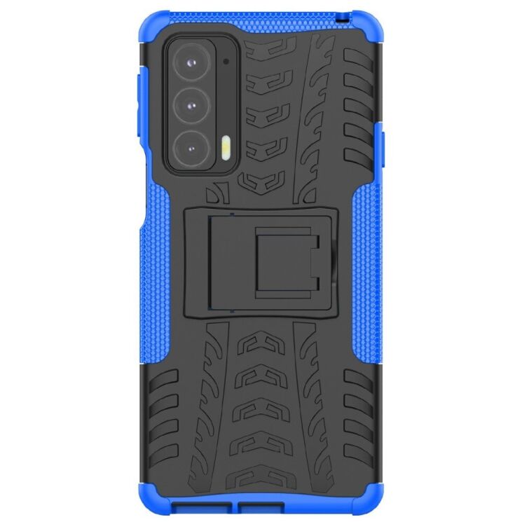 Захисний чохол UniCase Hybrid X для Motorola Edge 20 - Blue: фото 2 з 17
