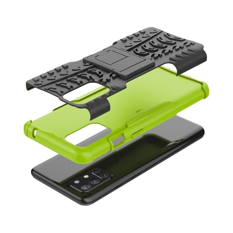 Защитный чехол UniCase Hybrid X для OnePlus 9R / OnePlus 8T - Green: фото 9 из 9