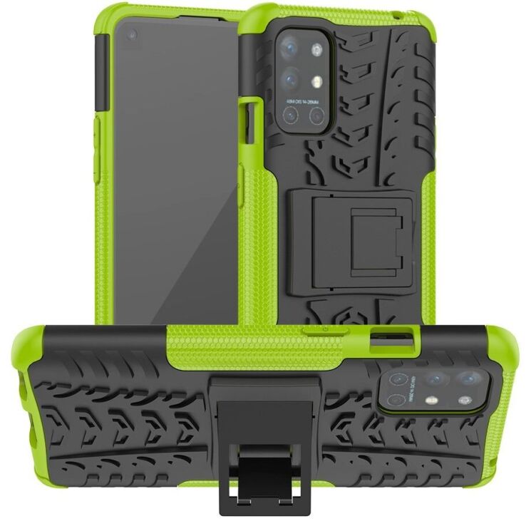 Защитный чехол UniCase Hybrid X для OnePlus 9R / OnePlus 8T - Green: фото 1 из 9