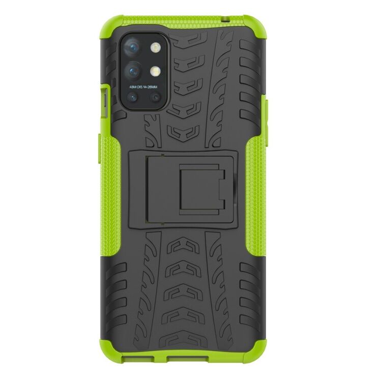 Защитный чехол UniCase Hybrid X для OnePlus 9R / OnePlus 8T - Green: фото 4 из 9