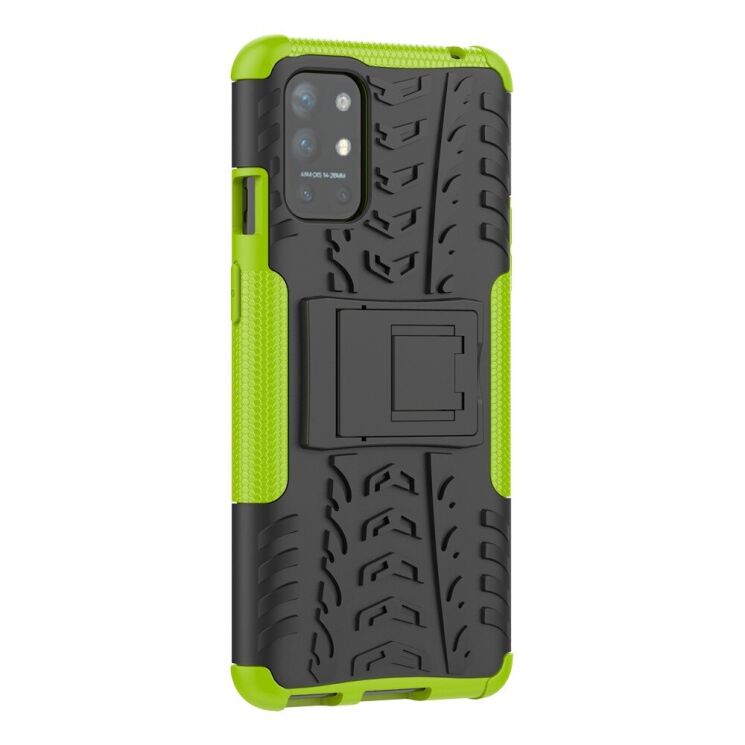 Защитный чехол UniCase Hybrid X для OnePlus 9R / OnePlus 8T - Green: фото 7 из 9
