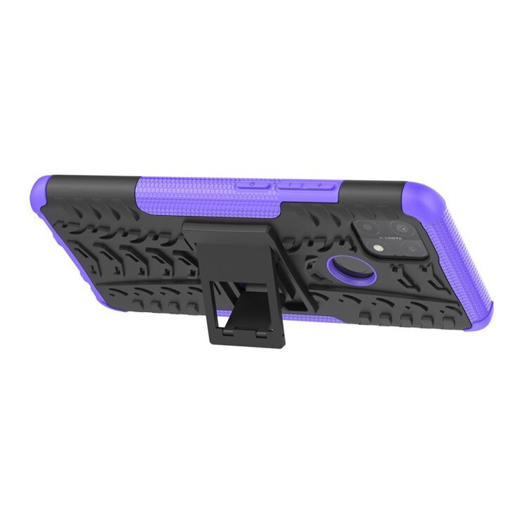 Протиударний чохол UniCase Hybrid X для OPPO A15 / A15s - Purple: фото 6 з 9