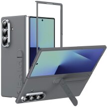 Защитный чехол UniCase Kickstand Case для Samsung Galaxy Fold 8 Ultra - Dark Grey: фото 1 из 7