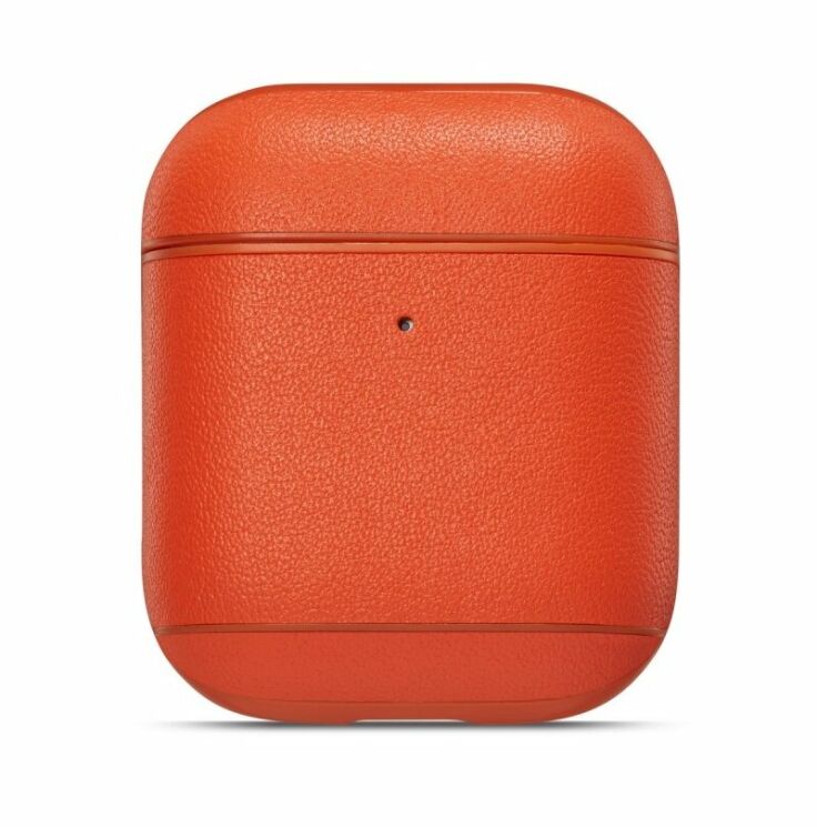 Защитный чехол UniCase Leather Cover для Apple AirPods 1 / 2 - Red: фото 4 из 14
