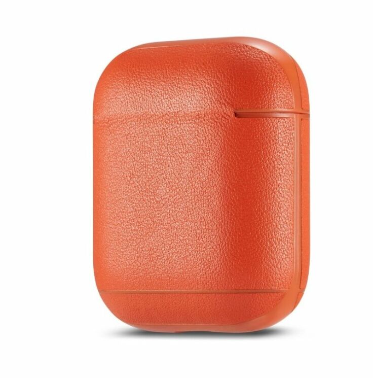 Защитный чехол UniCase Leather Cover для Apple AirPods 1 / 2 - Red: фото 3 из 14