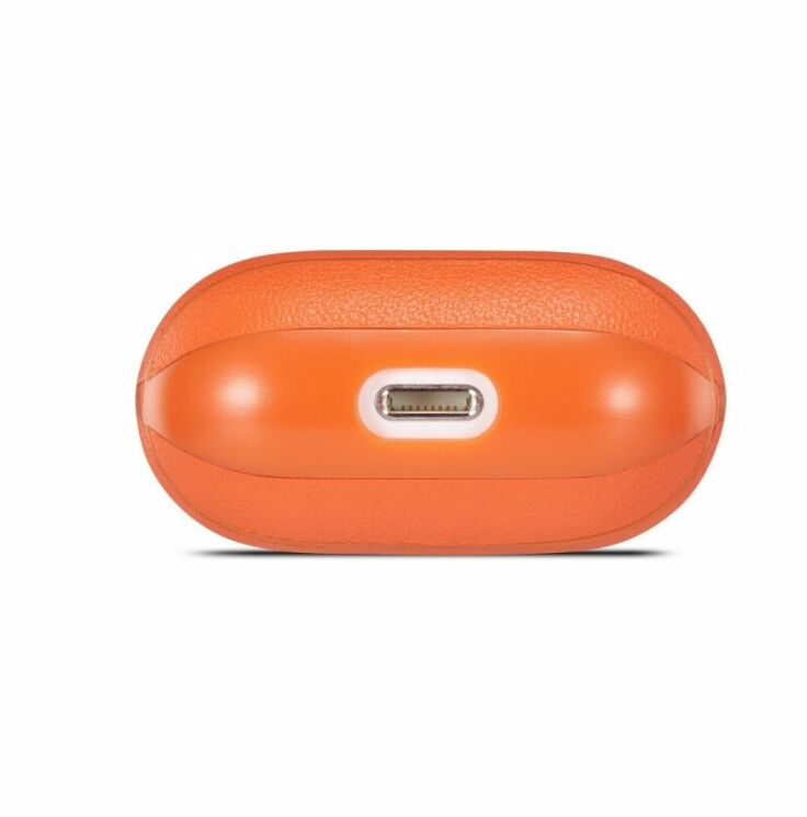 Защитный чехол UniCase Leather Cover для Apple AirPods 1 / 2 - Red: фото 7 из 14