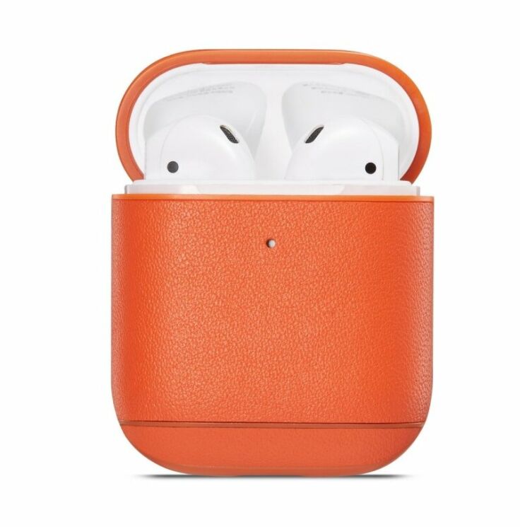Защитный чехол UniCase Leather Cover для Apple AirPods 1 / 2 - Red: фото 8 из 14