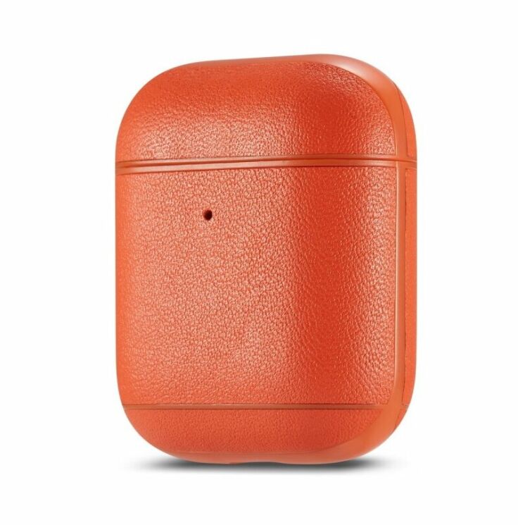 Защитный чехол UniCase Leather Cover для Apple AirPods 1 / 2 - Red: фото 2 из 14