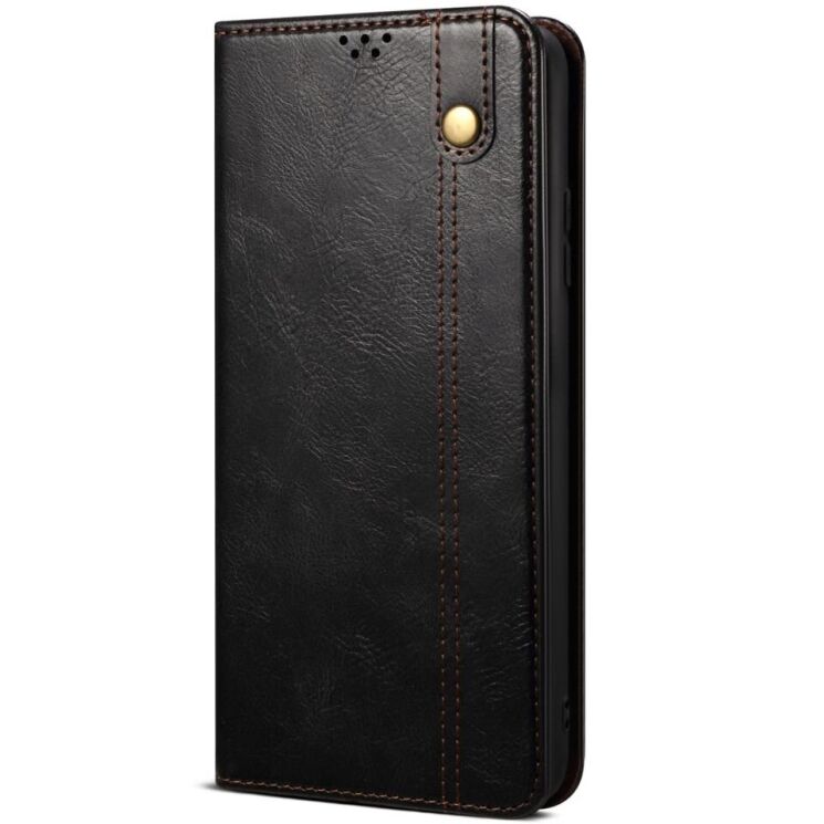 Защитный чехол UniCase Leather Wallet для Apple iPhone 16 Pro - Black: фото 4 из 6