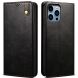 Защитный чехол UniCase Leather Wallet для Apple iPhone 16 Pro - Black (360508B). Фото 1 из 6