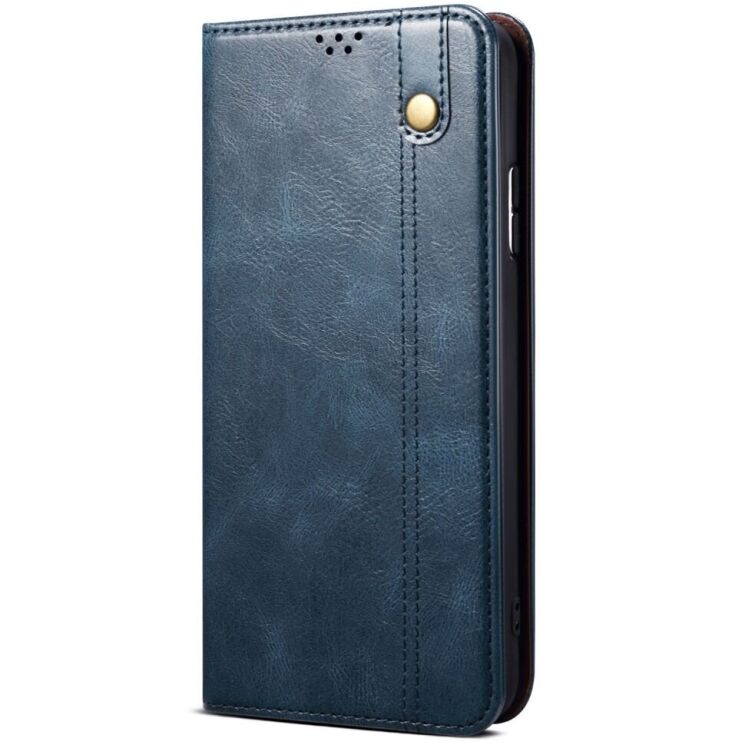 Захисний чохол UniCase Leather Wallet для Motorola Edge 50 Pro - Blue: фото 5 з 6