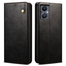 Защитный чехол UniCase Leather Wallet для OnePlus Nord N20 - Black: фото 1 из 9