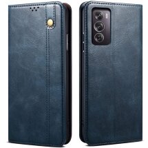 Защитный чехол UniCase Leather Wallet для OPPO Reno 12 Pro - Blue: фото 1 из 6