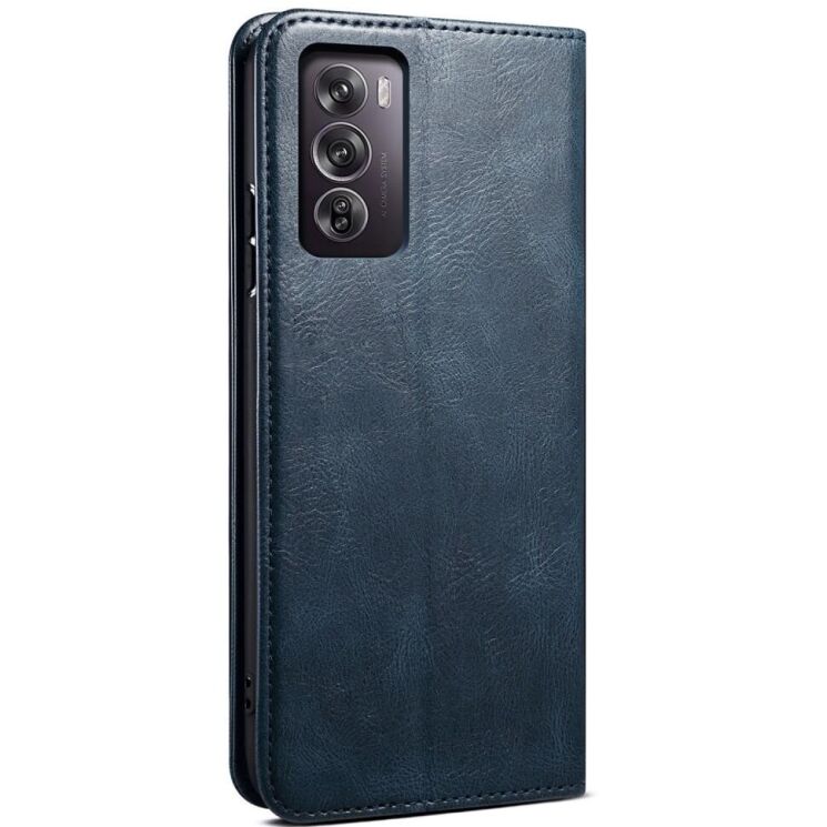 Захисний чохол UniCase Leather Wallet для OPPO Reno 12 Pro - Blue: фото 6 з 6