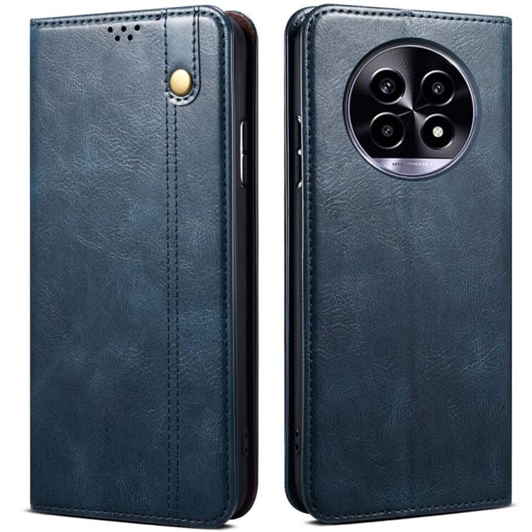 Защитный чехол UniCase Leather Wallet для Realme 13 Pro / 13 Pro Plus - Blue: фото 1 из 6