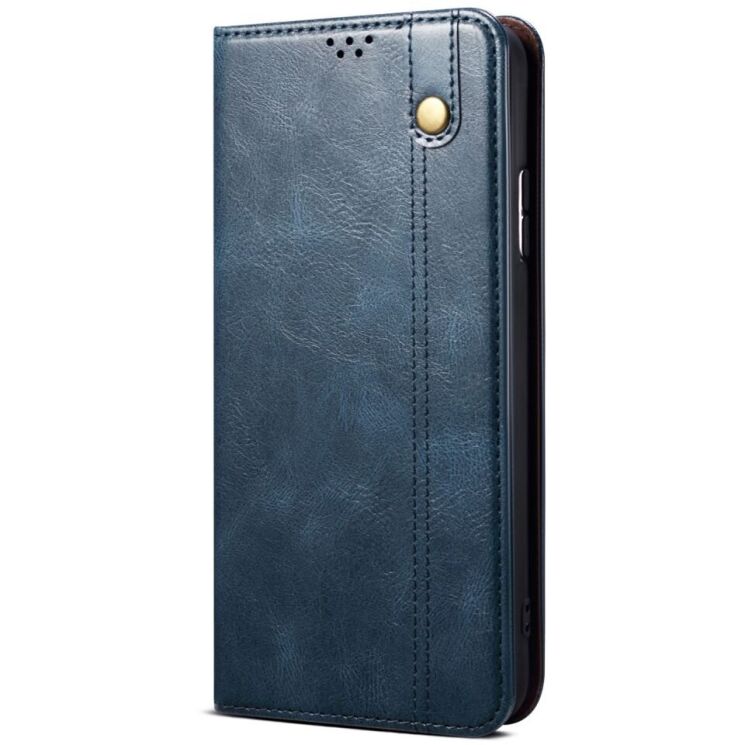 Защитный чехол UniCase Leather Wallet для Samsung Galaxy A05 (A055) - Blue: фото 6 из 8