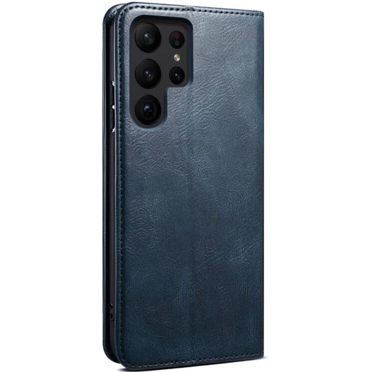 Захисний чохол UniCase Leather Wallet для Samsung Galaxy S23 Ultra (S918) - Blue: фото 8 з 9